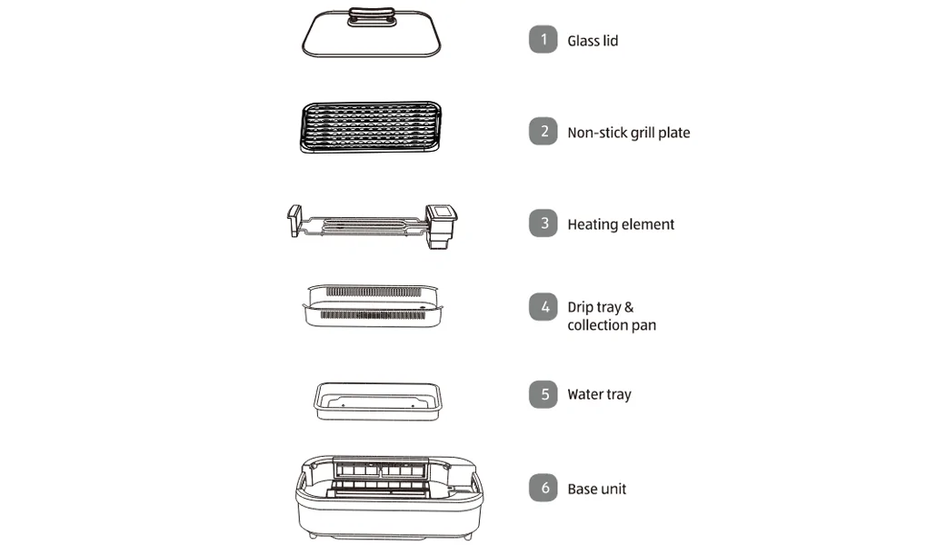 Bếp Nướng Không Khói Shimono SM-SLG158 0