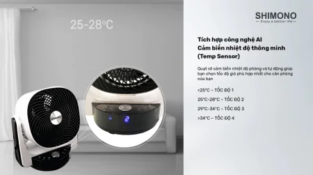 Quạt Tuần Hoàn Shimono SH-9028 7