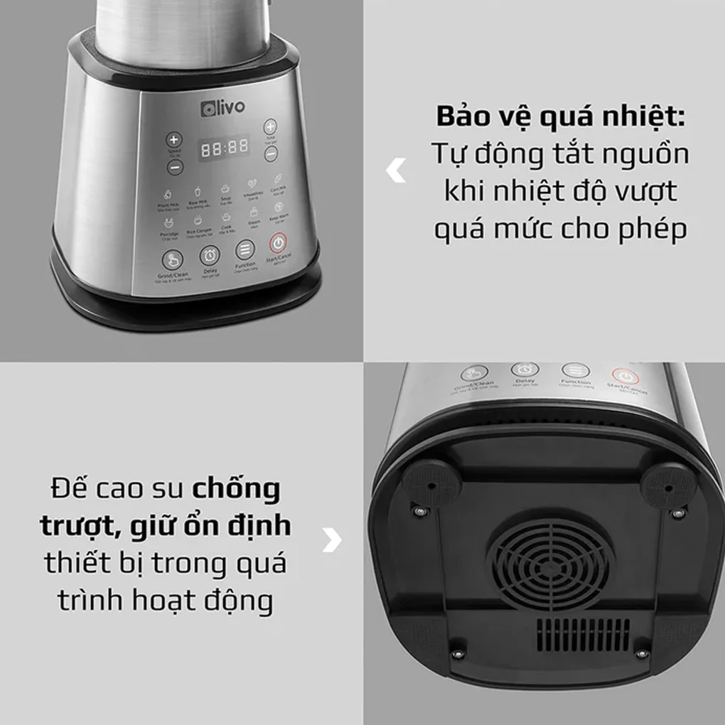 Máy Làm Sữa Hạt Olivo X20 15