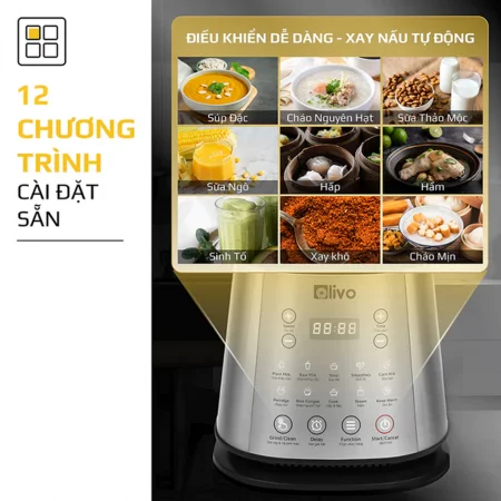 Máy Làm Sữa Hạt Olivo X20 3