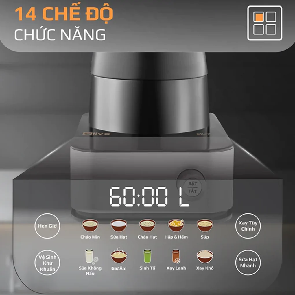 Máy Xay Nấu Cao Cấp Olivo CB22 PRO 3
