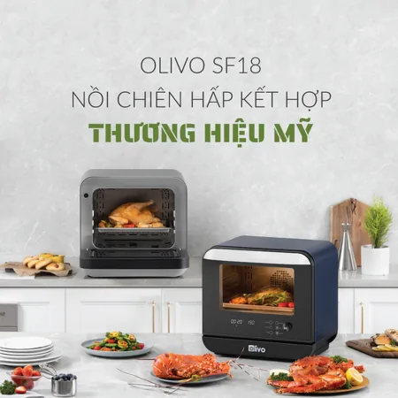 Nồi Chiên Hơi Nước Olivo SF18 11