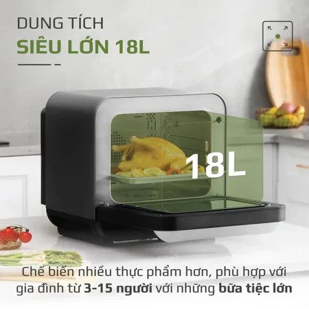 Nồi Chiên Hơi Nước Olivo SF18 18