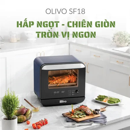 Nồi Chiên Hơi Nước Olivo SF18 1
