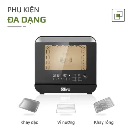 Nồi Chiên Hơi Nước Olivo SF18 24