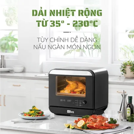 Nồi Chiên Hơi Nước Olivo SF18 3
