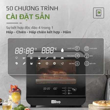 Nồi Chiên Hơi Nước Olivo SF18 5