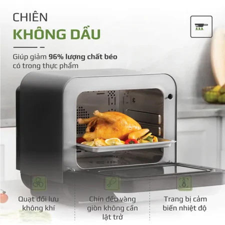 Nồi Chiên Hơi Nước Olivo SF18 8