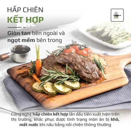 Nồi Chiên Hơi Nước Olivo SF18 9