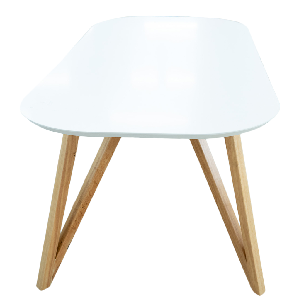 Bàn Ăn SPRING 1.8M NS9261 Trắng/Sồi 2