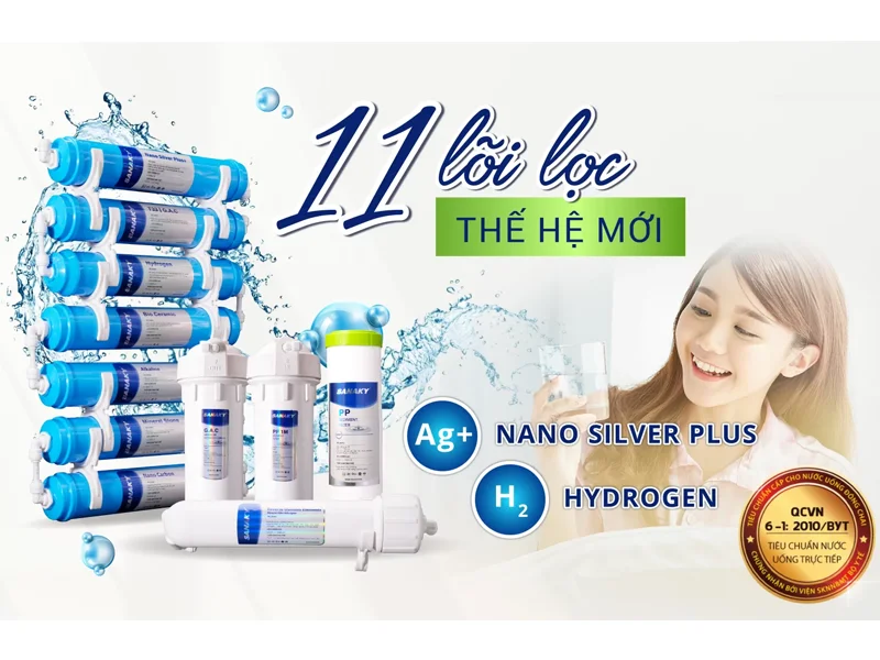 Máy Lọc Nước Nóng Lạnh Sanaky VH-102HP 11 Lõi 6