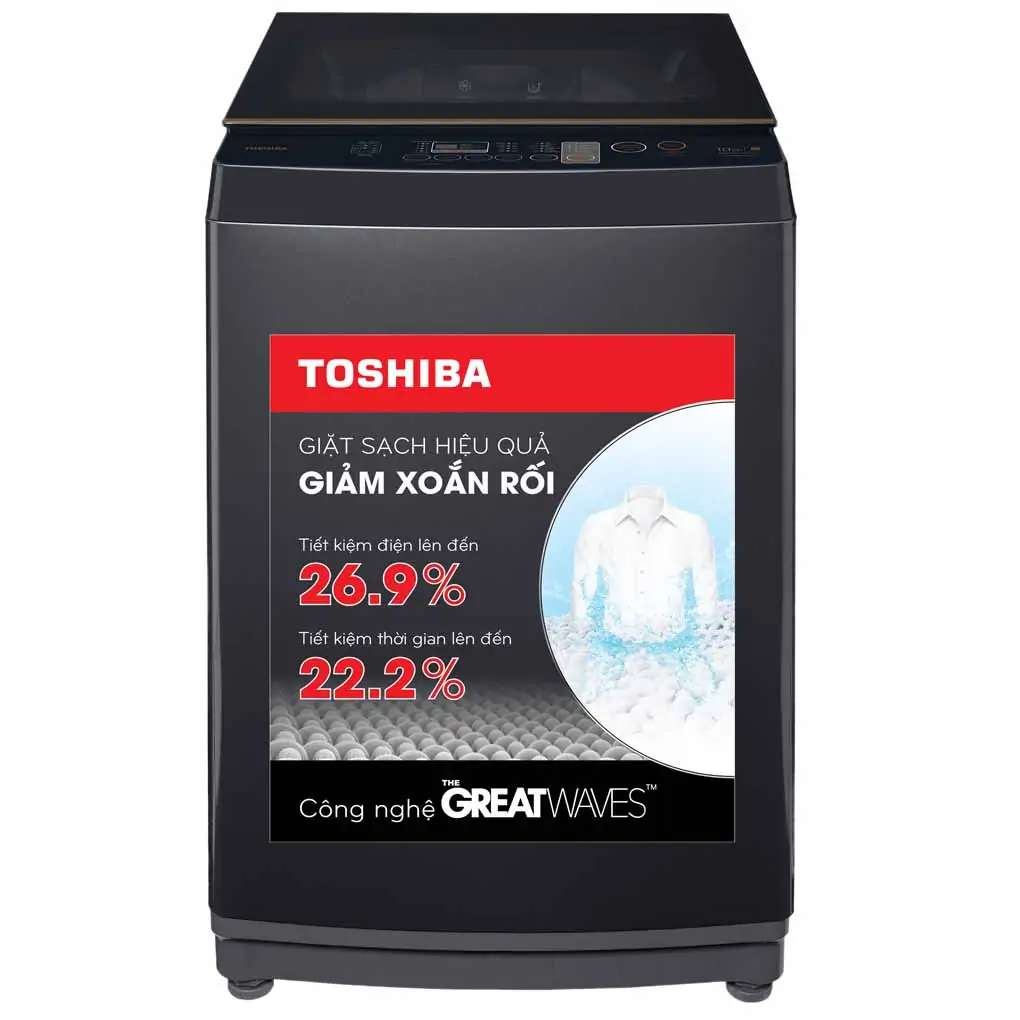 Máy Giặt Toshiba Inverter 10 Kg AW-DM1100PV(KK)