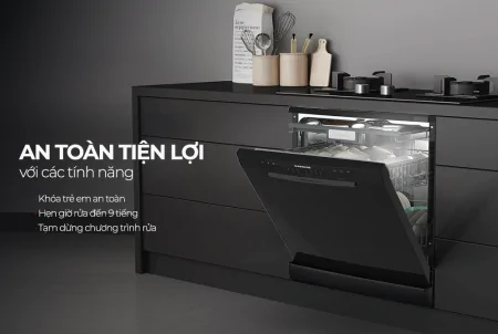 Máy Rửa Bát Sunhouse SHB8014SMB 10