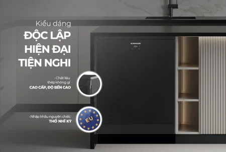 Máy Rửa Bát Sunhouse SHB8615SEB 10