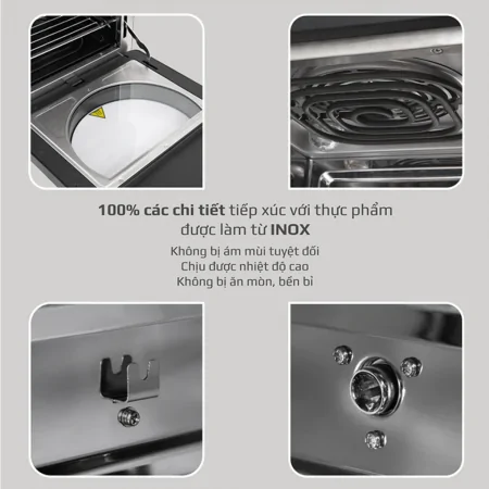 Nồi Chiên Không Dầu Olivo AF15 14