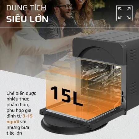 Nồi Chiên Không Dầu Olivo AF15 6