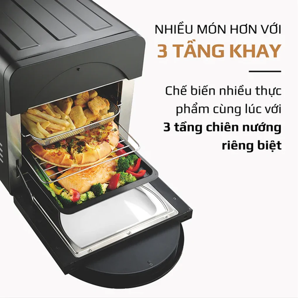 Nồi Chiên Không Dầu Olivo AF15 7
