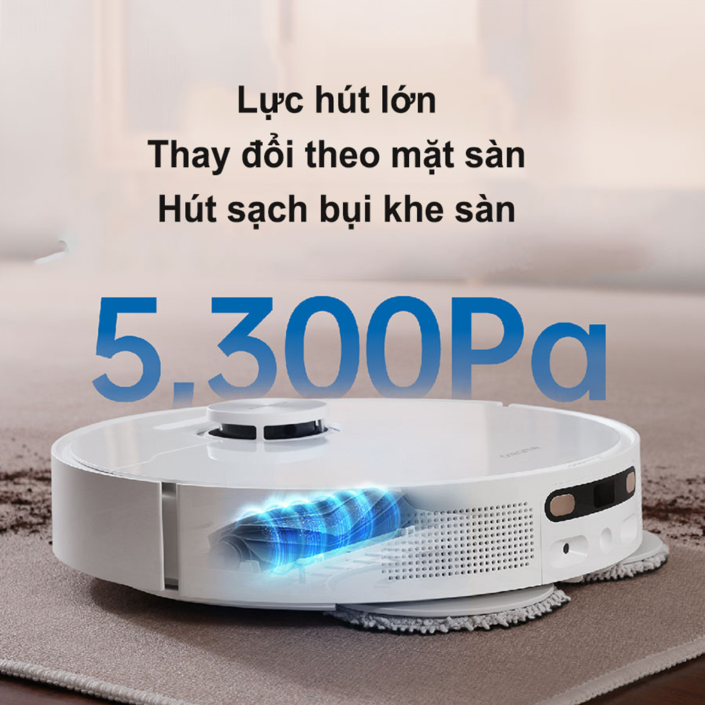 Robot Hút Bụi Lau Nhà, Tự Động Giặt Giẻ Lau Dreame L10 Ultra 6