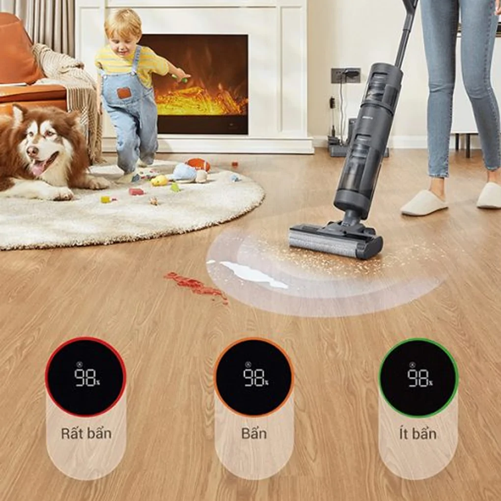 Máy Hút Bụi Lau Sàn Thông Minh, Cầm Tay Dreame H12 4