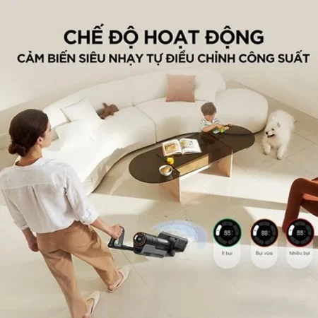 Máy Hút Bụi Lau Sàn Thông Minh, Loại Cầm Tay Dreame H12 Pro 7