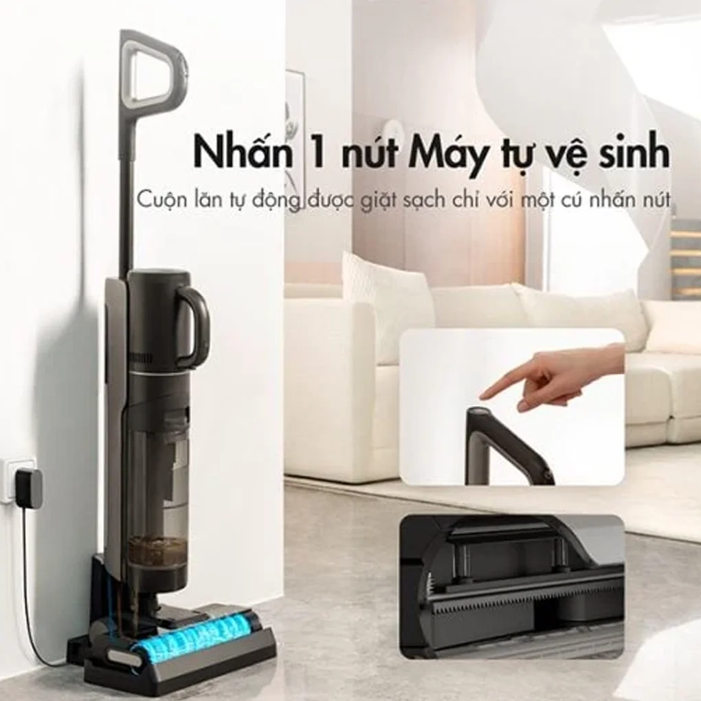 Máy Hút Bụi Lau Sàn Thông Minh, Cầm Tay Dreame M12 10