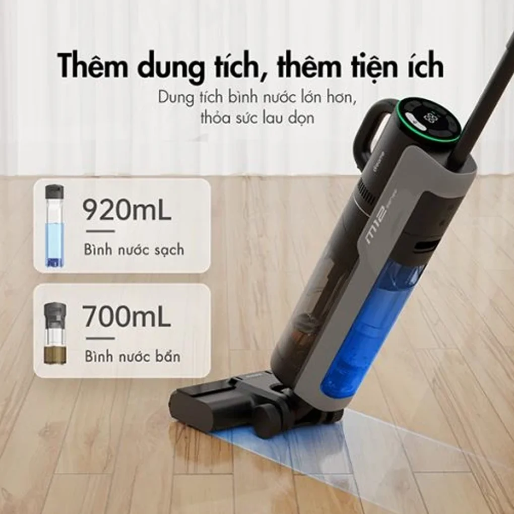 Máy Hút Bụi Lau Sàn Thông Minh, Cầm Tay Dreame M12 12