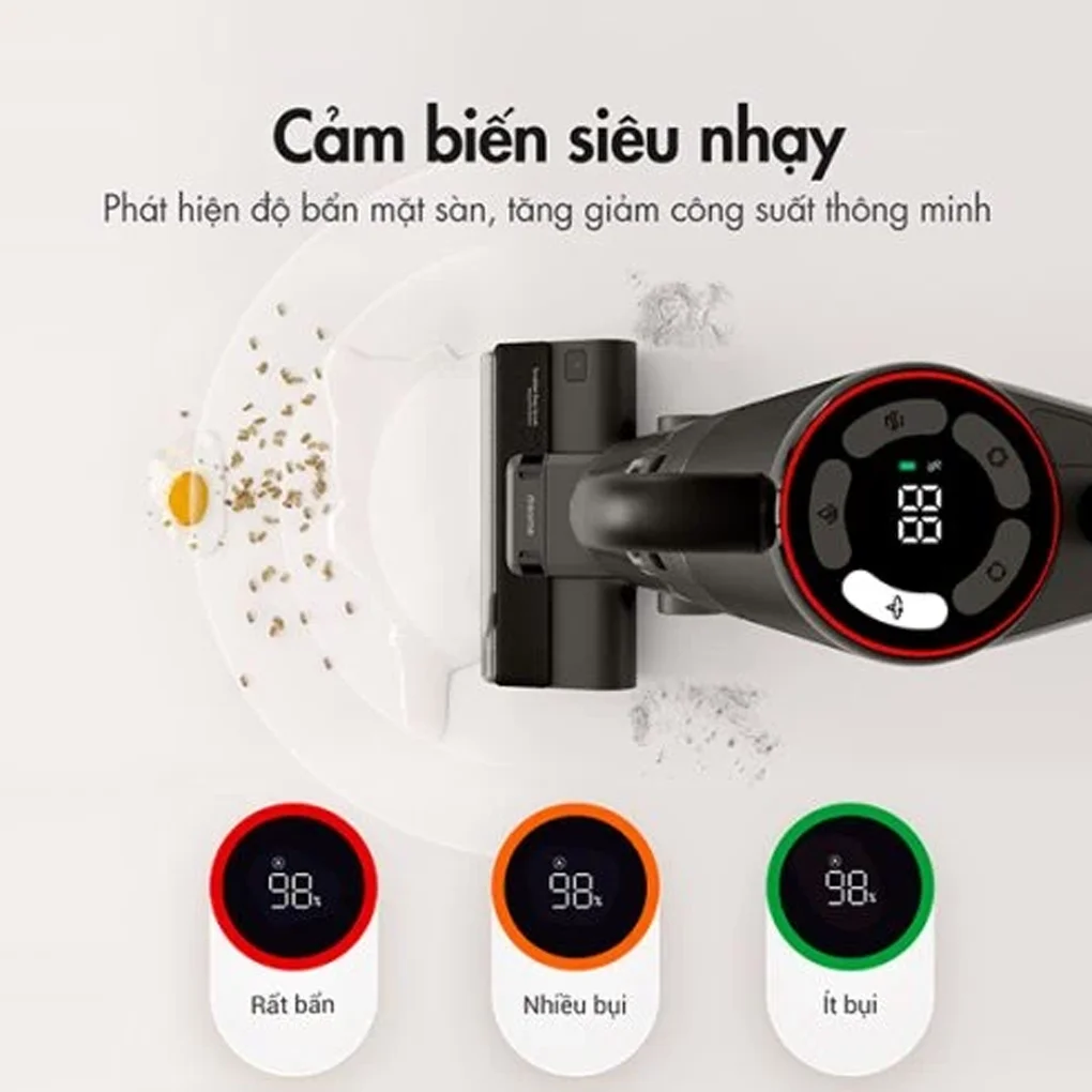 Máy Hút Bụi Lau Sàn Thông Minh, Cầm Tay Dreame M12 2