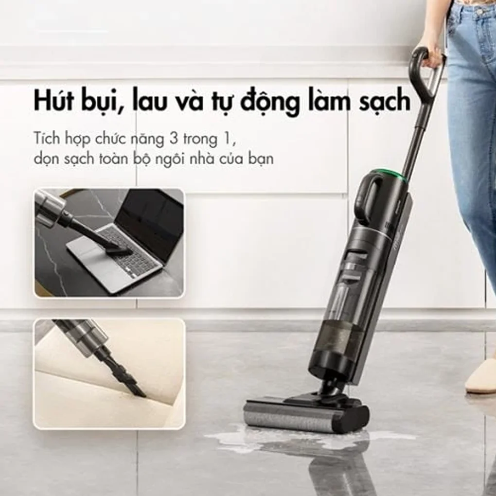 Máy Hút Bụi Lau Sàn Thông Minh, Cầm Tay Dreame M12 3