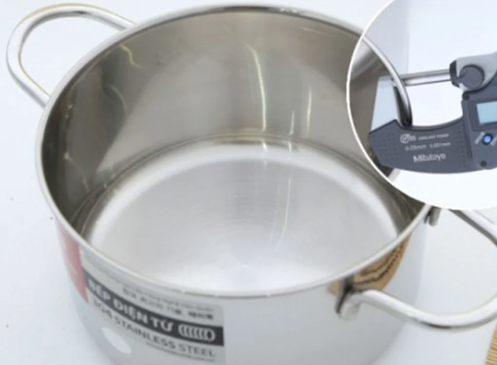 Nồi Inox Cao Cấp 3 Đáy Nắp Kiếng Happycook Delux Plus 20cm N20-DLGP 2