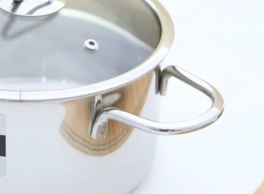 Nồi Inox Cao Cấp 3 Đáy Nắp Kiếng Happycook Delux Plus 20cm N20-DLGP 3