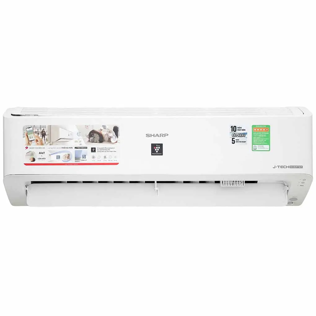 Máy Lạnh Sharp Inverter 1.5 HP AH-XP13YMW 0