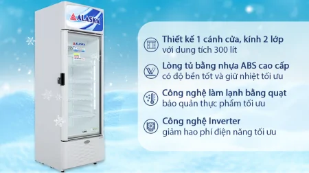 Tủ Mát Alaska Inverter 300 Lít LC-533HI 0
