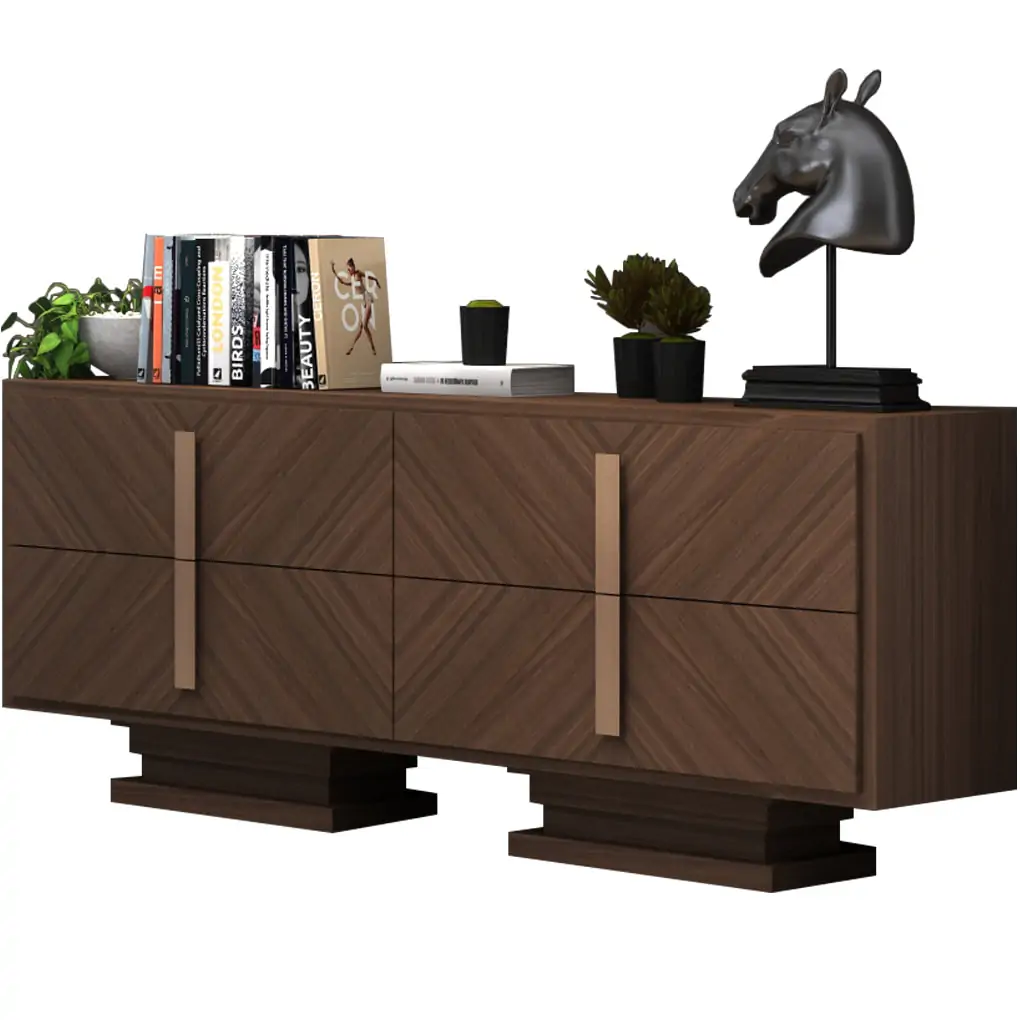 Tủ Trang Trí Alpi CP2203E-V36F/SS21 Nâu Gỗ