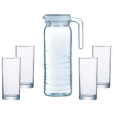 Bộ Bình Ly Thủy Tinh Luminarc Dona Circle Amsterdam 5 Món 1