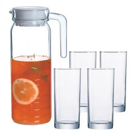 Bộ Bình Ly Thủy Tinh Luminarc Dona Circle Amsterdam 5 Món 0