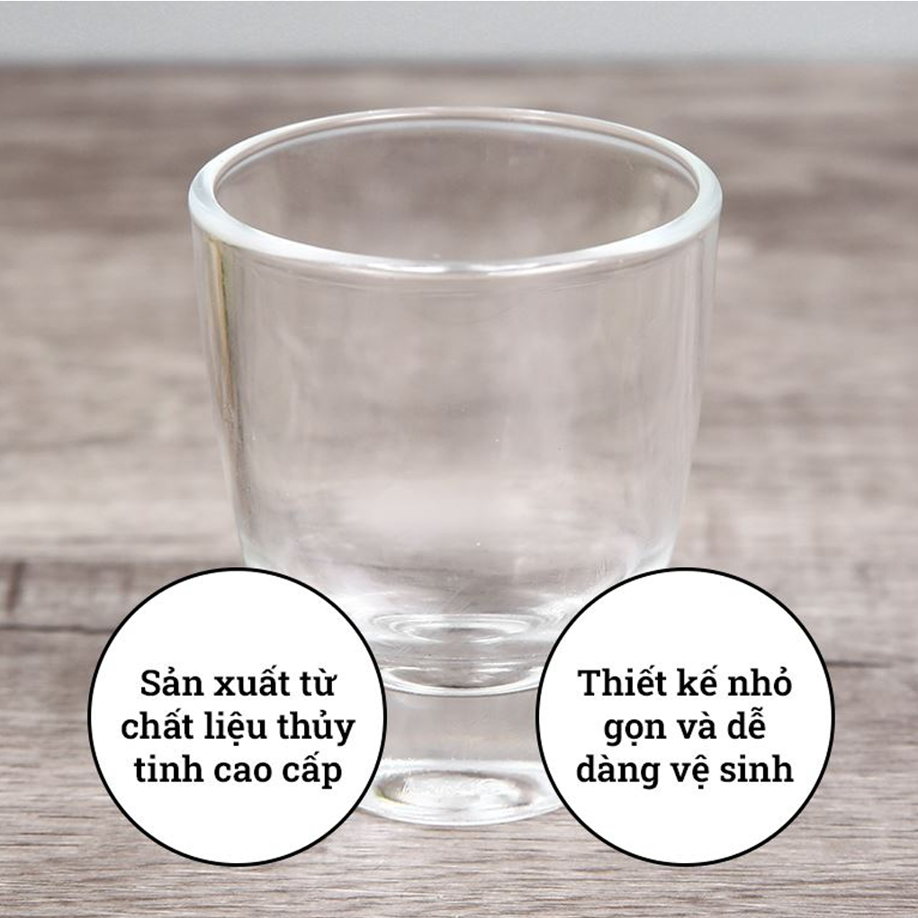 Ly Rượu Thủy Tinh Luminarc Gin Shot 50ml 1