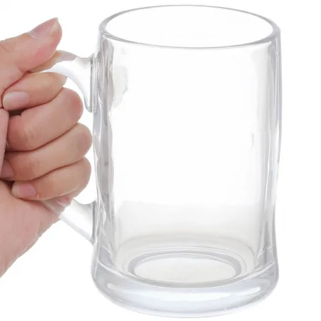 Ly Bia Thủy Tinh Deli Trơn 380ml 3