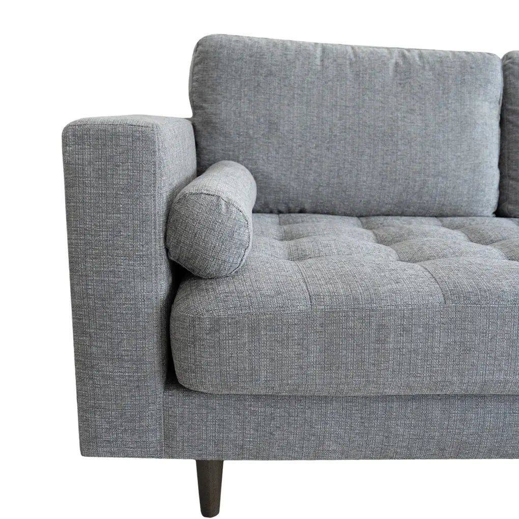 Sofa L Zara LD-2007 259cm Xám Nhạt 0