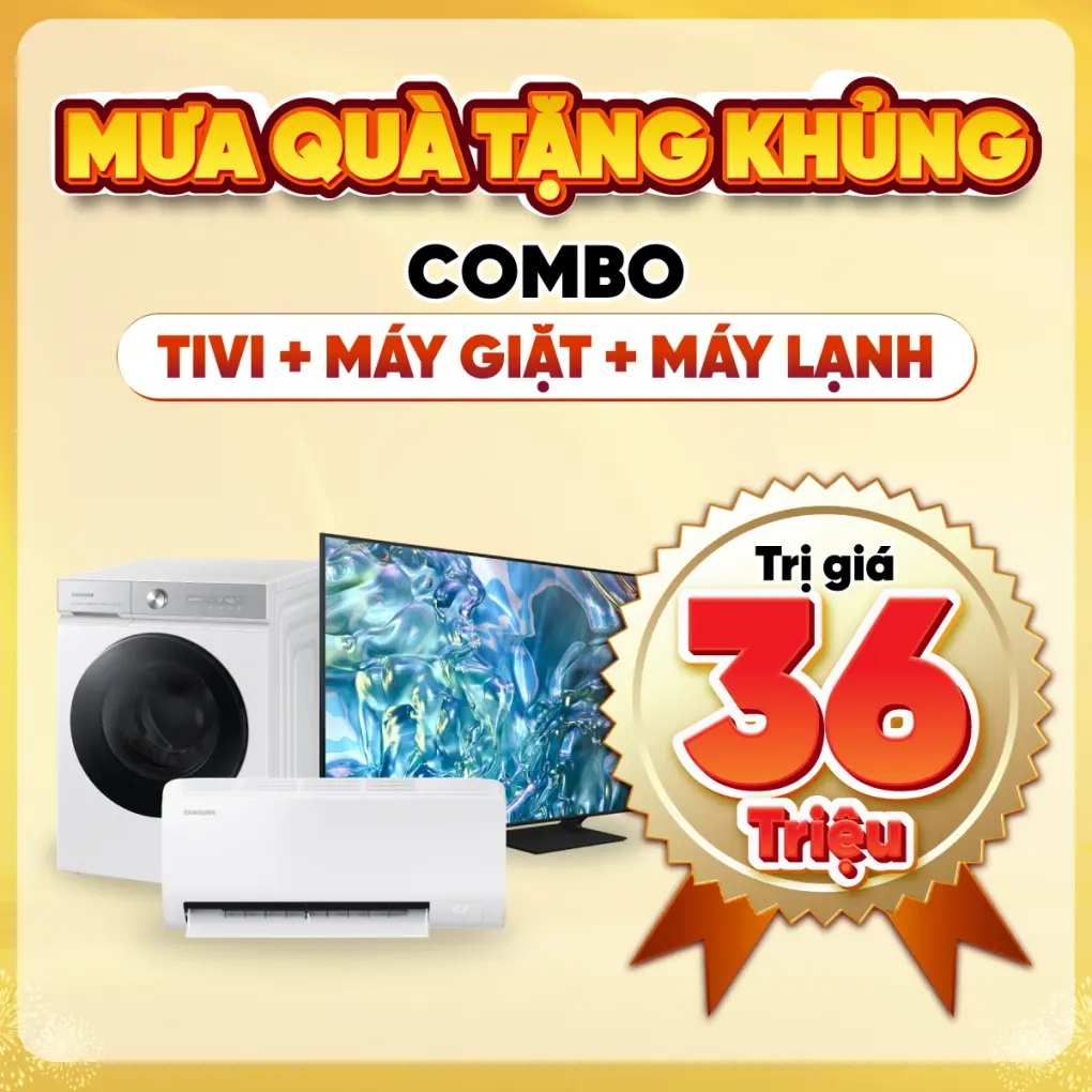 Bộ Quà Tặng VIP Tivi + Máy Giặt + Máy Lạnh