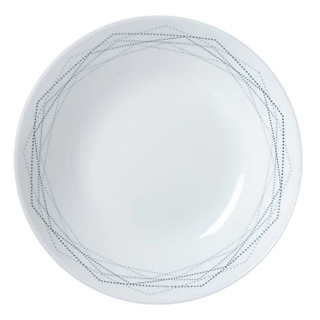 Đĩa Sâu Thủy Tinh Diwali Marble 20cm