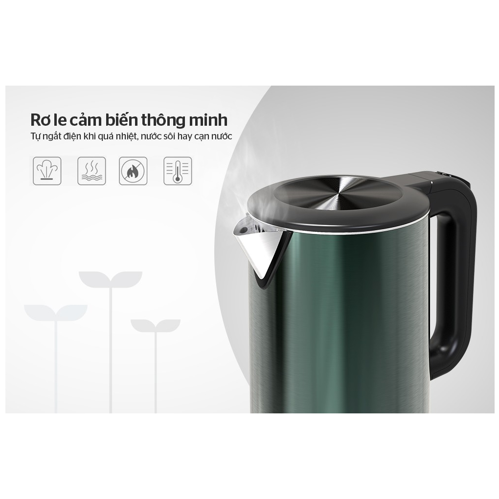 Ấm Đun Siêu Tốc 3 Lớp Sunhouse Mama SHD1389 1.8 Lít 7