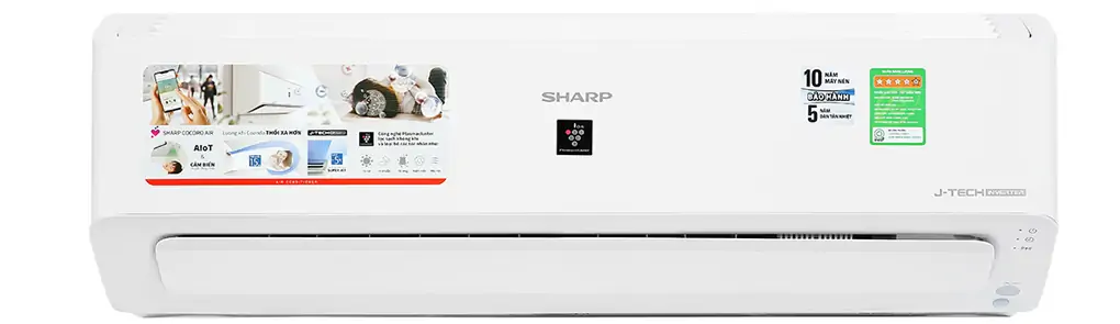 Máy Lạnh Sharp Inverter 1.5 HP AH-XP13YHW/AU-X13YHW