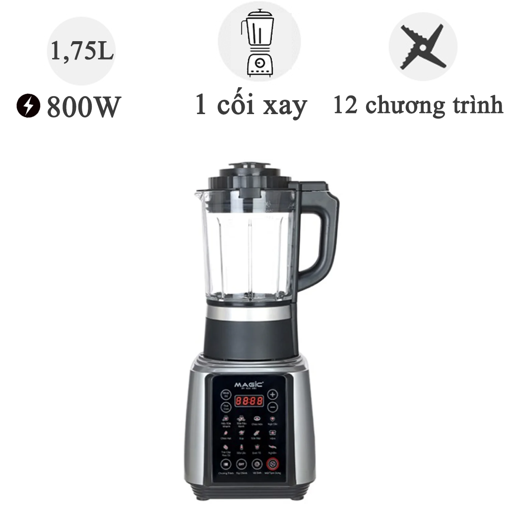 Máy Làm Sữa Hạt Đa Năng A-96, Màu Bạc