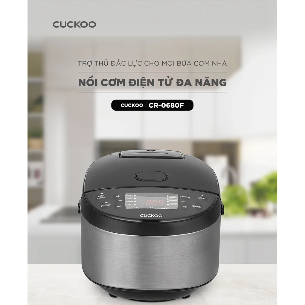 Nồi Cơm Điện Tử Cuckoo CR-0680F 1.08 Lít 3