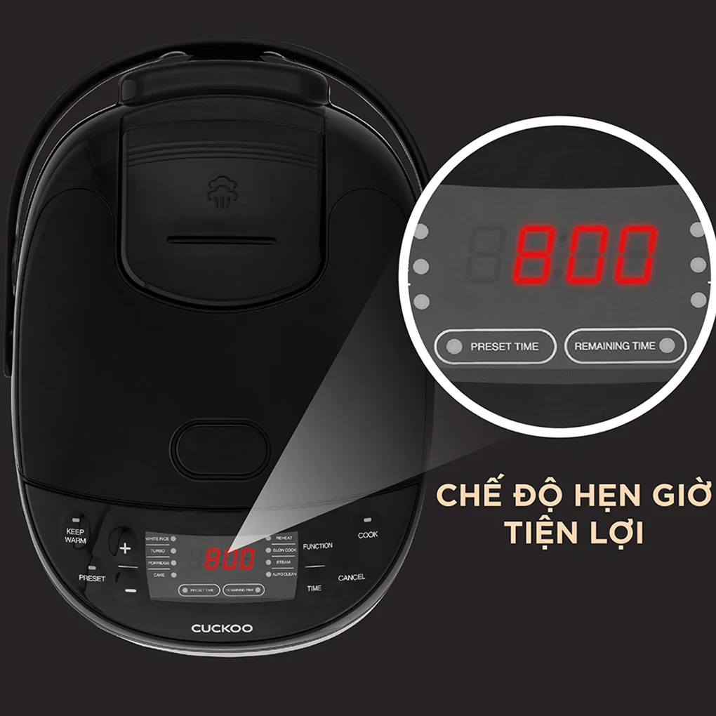 Nồi Cơm Điện Tử Cuckoo CR-0680F 1.08 Lít 8