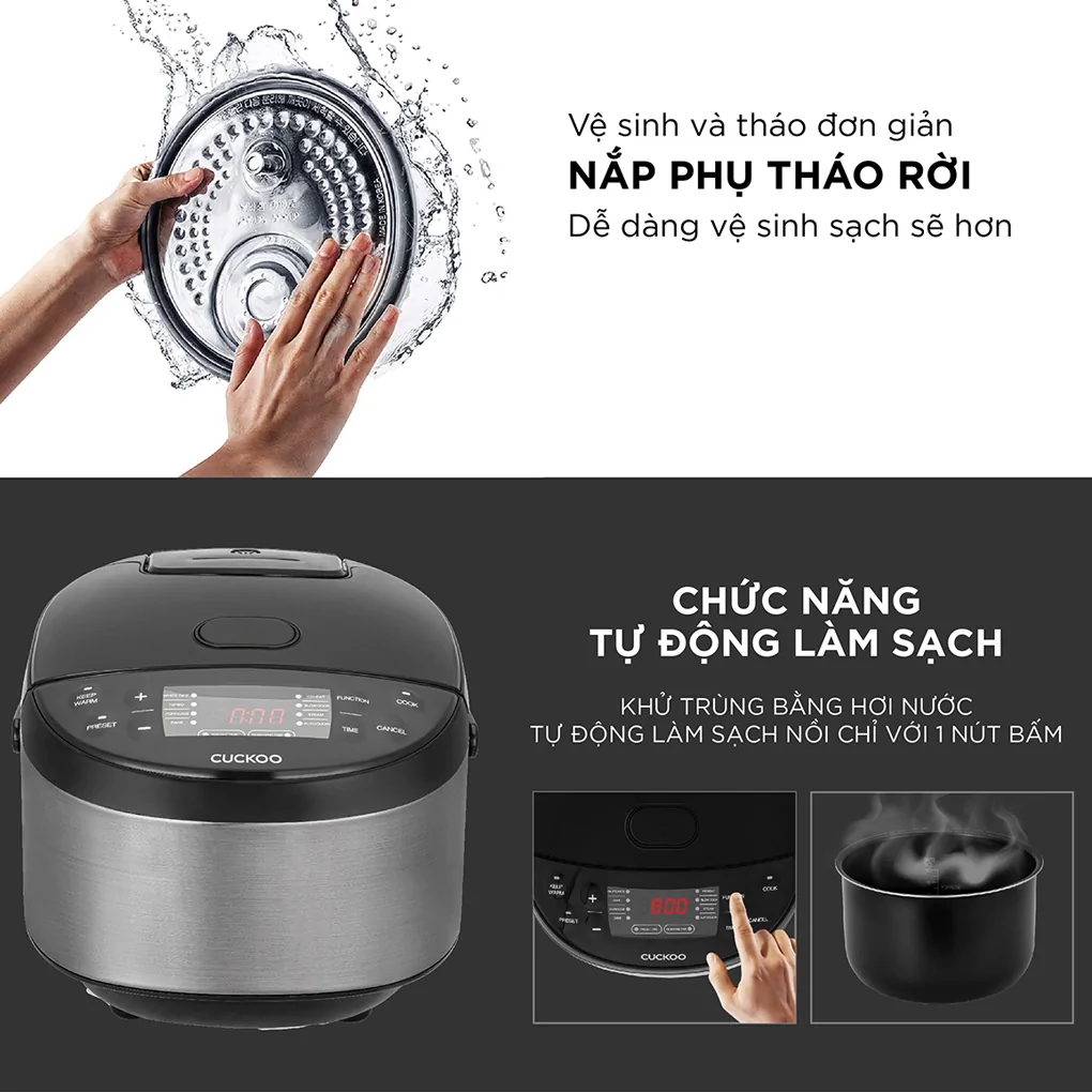 Nồi Cơm Điện Tử Cuckoo CR-0680F 1.08 Lít 9