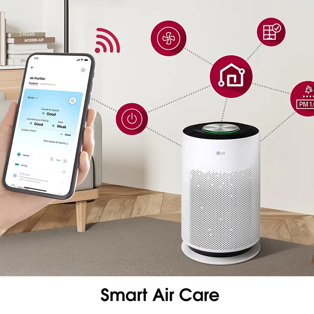 Máy Lọc Không Khí LG Puricare 360 Hit AS60GHWG0 11