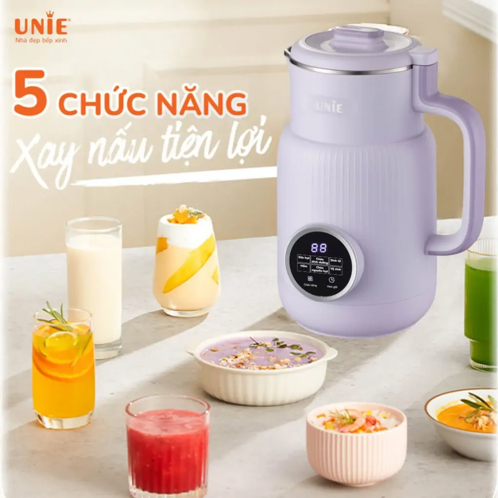 Máy Làm Sữa Hạt UNIE UMB08 4