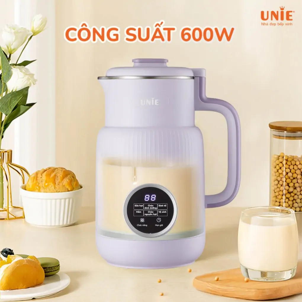 Máy Làm Sữa Hạt UNIE UMB08 6