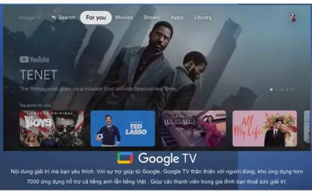 Google Tivi TCL QLED 4K 65 Inch 65C645 9